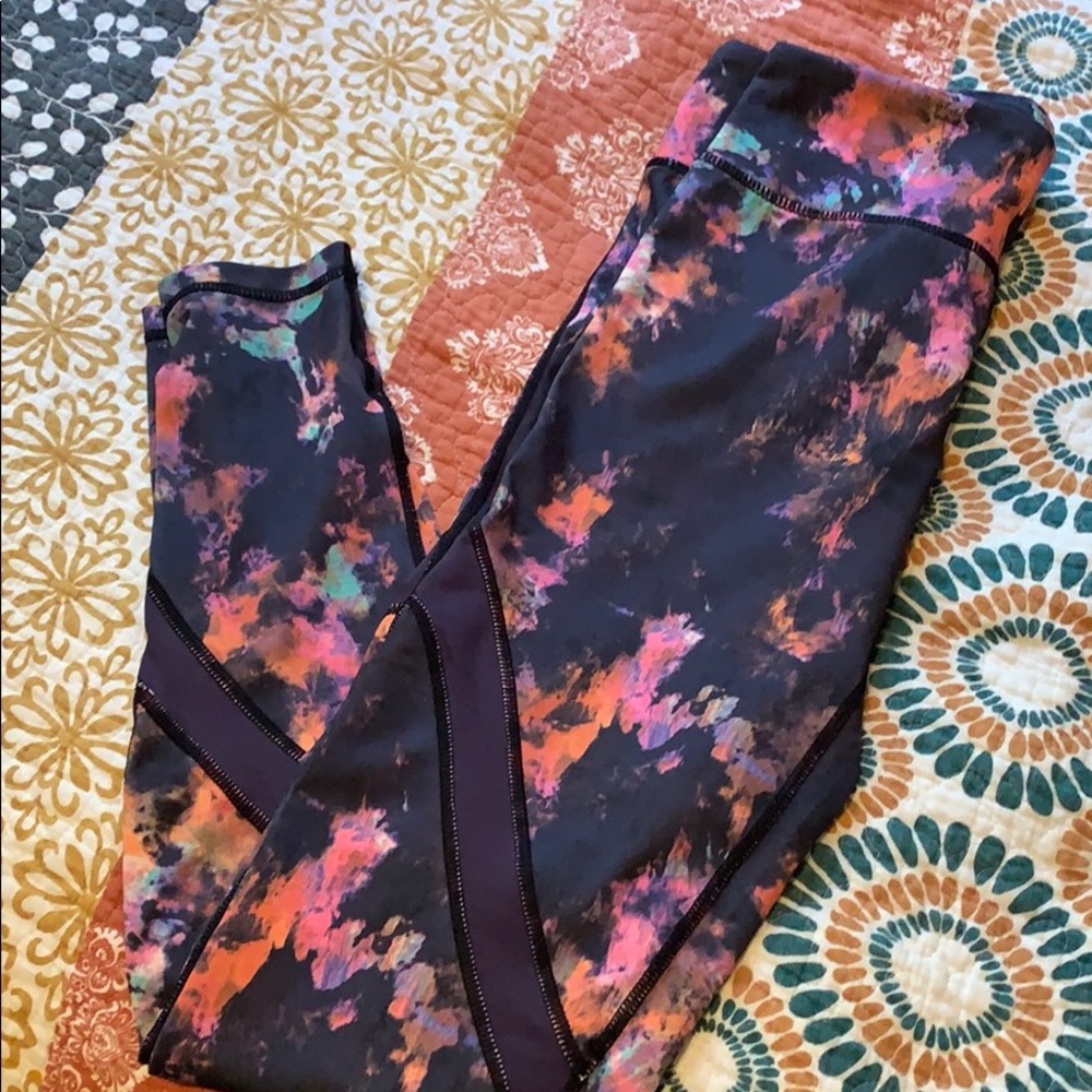 Tie dye workout pants